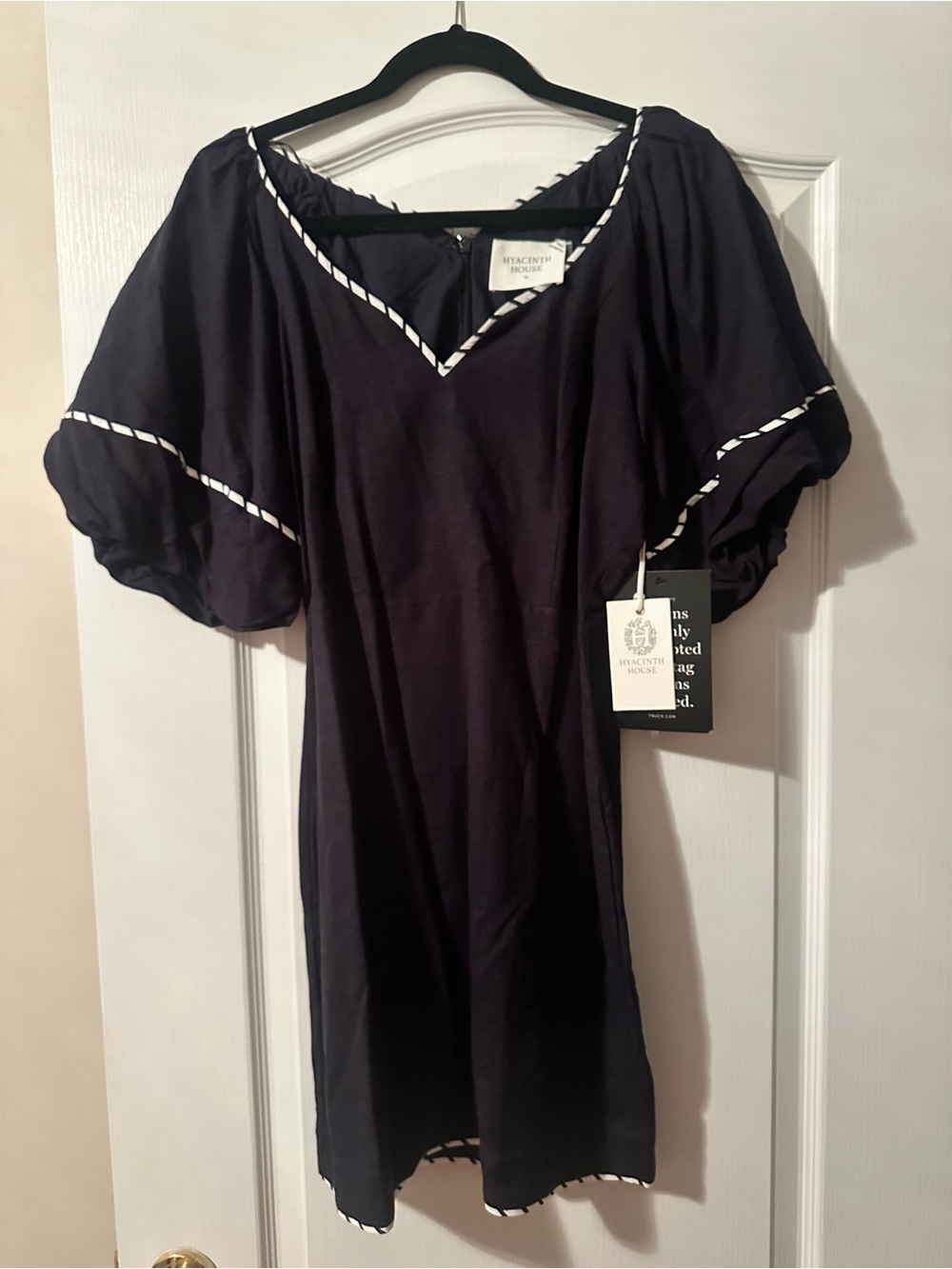 Tuckernuck Navy Tunic with White Rope-Trim